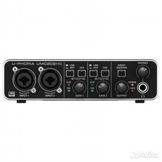 Звуковая карта behringer umc 204 hd
