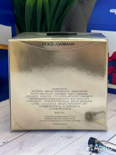 Парфюмерная вода dolce&gabbana The One 75 ml