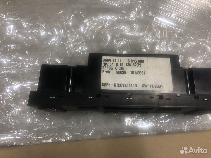 Кнопки Блока климата бмв е39 х5 е53