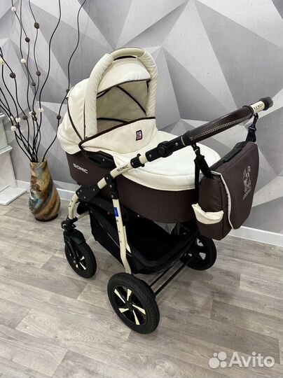 Коляска 3 в 1 Verdi Sonis (кофе с молоком)