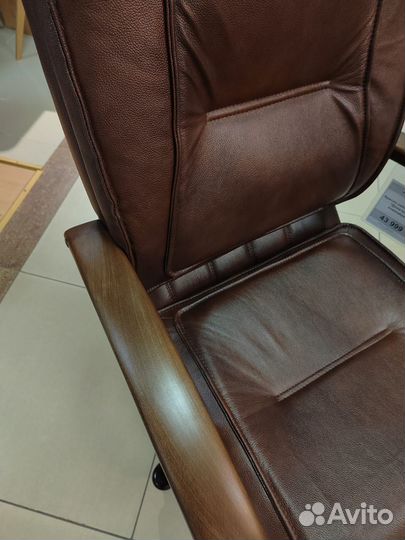 Кресло руководителя натуральная кожа