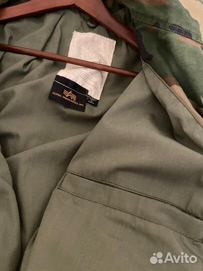 Куртка alpha industries M-65 4XL woodland (Korea)