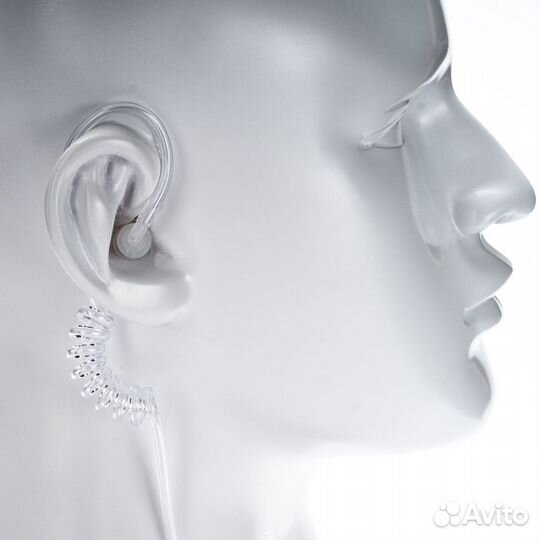 Гарнитура для рации со звуководом простая GT-30