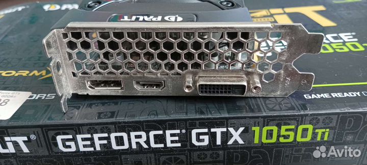 Видеокарта gtx 1050 ti palit