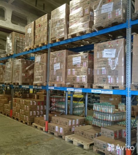 Стелажи палетные б/у и консольные для склада