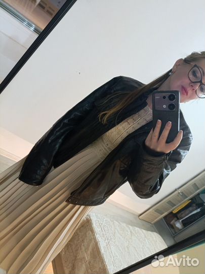 Кожаная куртка унисекс