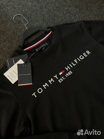 Свитшот Tommy Hilfiger 1985 черный lux