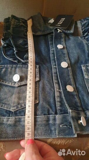 Жилет джинсовый для девочки 122