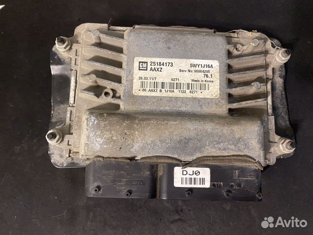 Блок управления двигателем(эбу) cruze 25184173