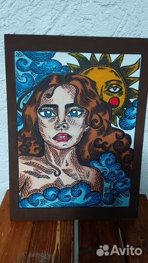 Картина акрилом