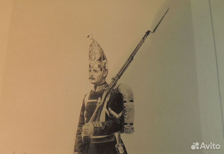 Литография павловский полк русская армия