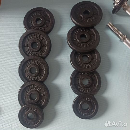 Гантели разборные