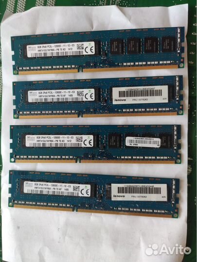 SK Hynix DDR3 4X8GB HMT41GU7AFR8A-PB 1600MHz