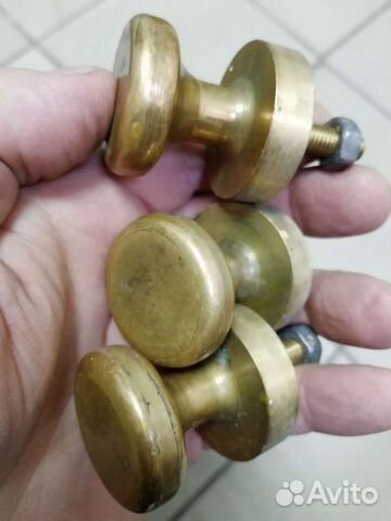 Ручки мебельные винтажные. бронза