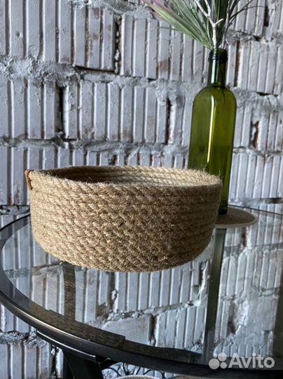 Корзины, хлебницы из джута