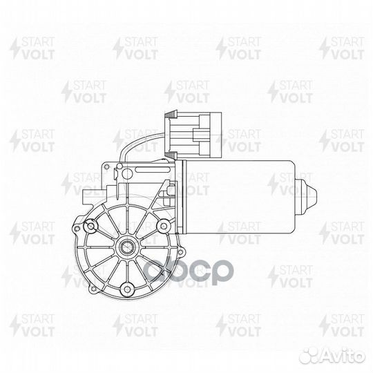 Моторедуктор стеклооч. VWF 1651 startvolt