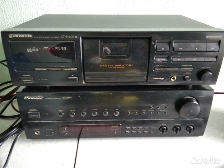 Дека кассетная Pioneer CT-S430S,1994 год,обслужена