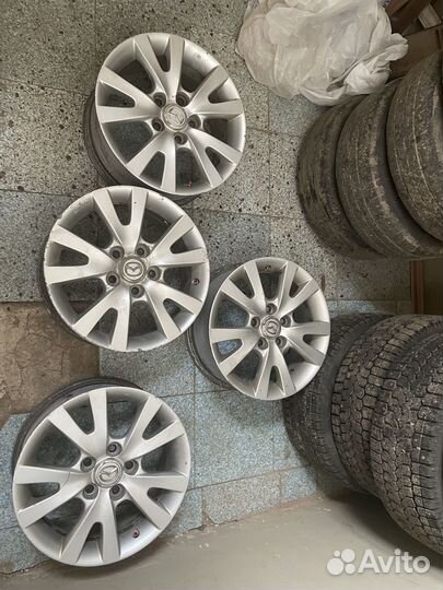 Зимняя резина r16 + диски Mazda 3 BK