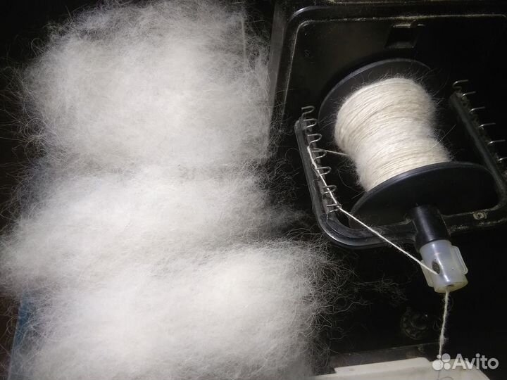 Прядение собачей шерсти