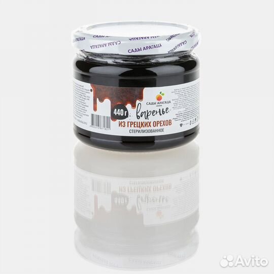 Варенье из Грецких Орехов Сады Арагаца 440г
