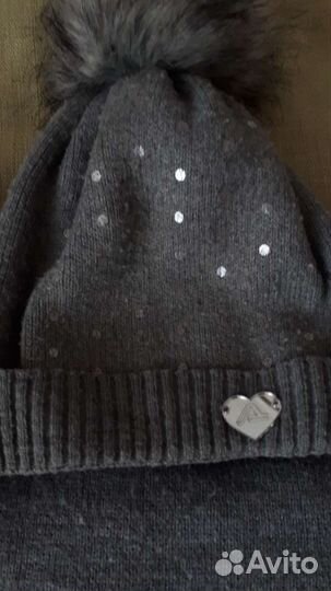 Комплекты шапка+шарф, снуд на девочку