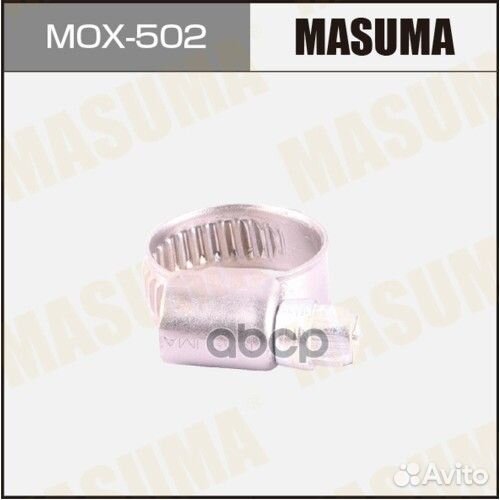 Хомут червячный masuma, 12-18mm / H-9mm (нерж