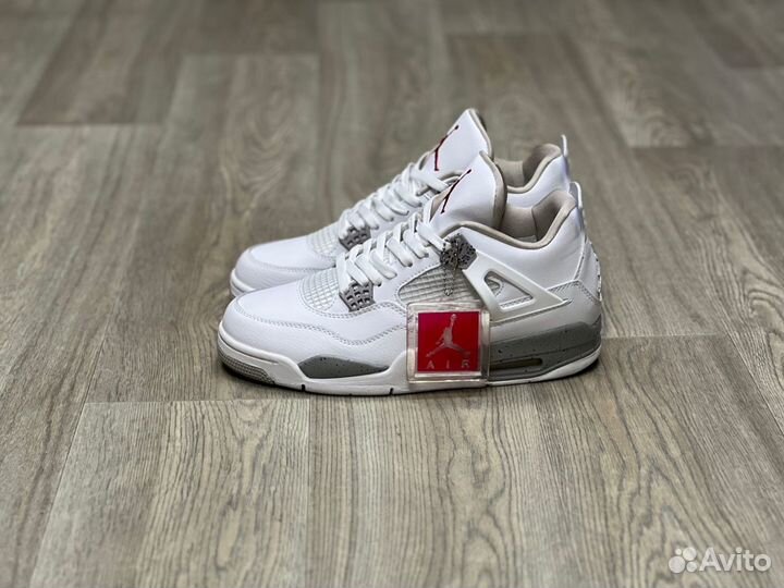 Кроссовки Air Jordan 4 Retro White Oreo (36-45)