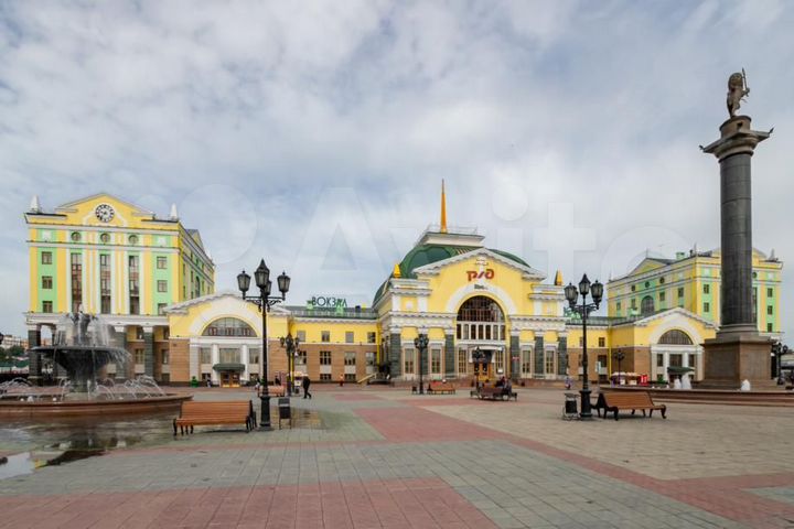 Торговый павильон на платформе ст. Красноярск