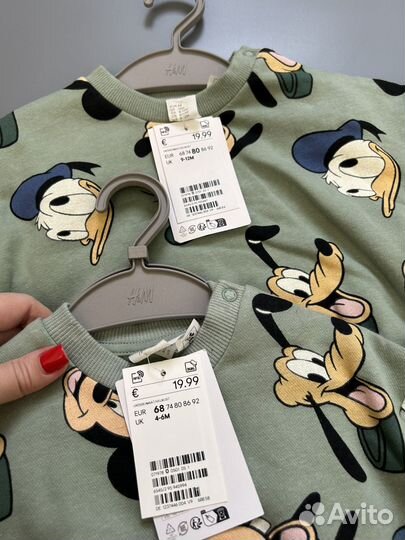 Костюм спортивный на мальчика H&m 68 и 80