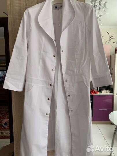 Халат медецинский с головным убором