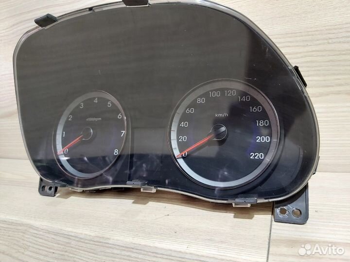 Панель приборов Hyundai Solaris АКПП