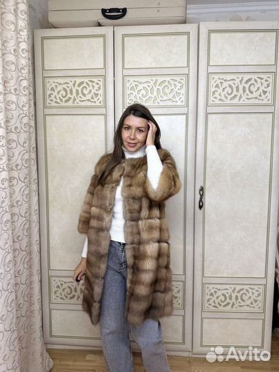 Шуба из куницы