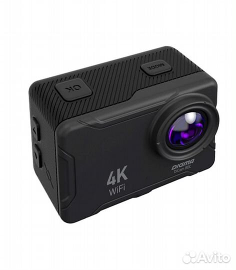 Экшн-камера Digma DiCam 80C, черный