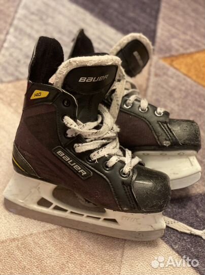 Хоккейные коньки bauer 32 размер