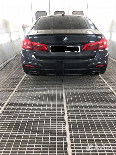 Диффузор на задний бампер м-пакет bmw g30