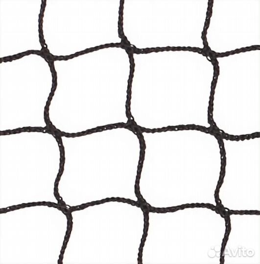 Сетка для бадминтона с тросом черная нить 1,5 мм