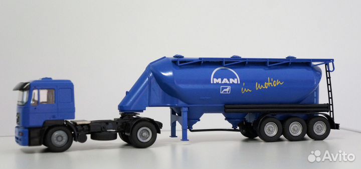 1/50 тягач MAN силос бочка цементовоз 1:50 редкий