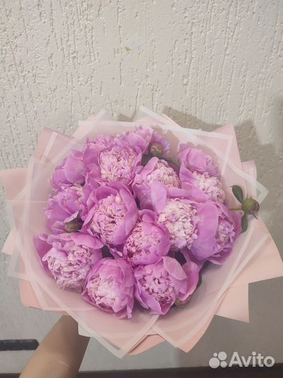 Букеты с пионами