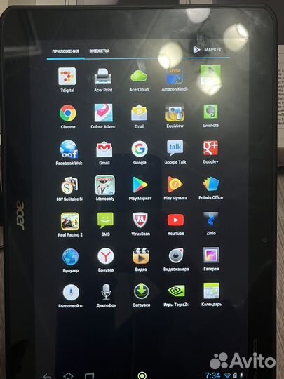 Планшет acer iconia tab