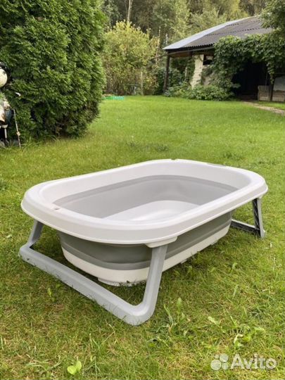 Складная детская ванночка wimi с матрасиком