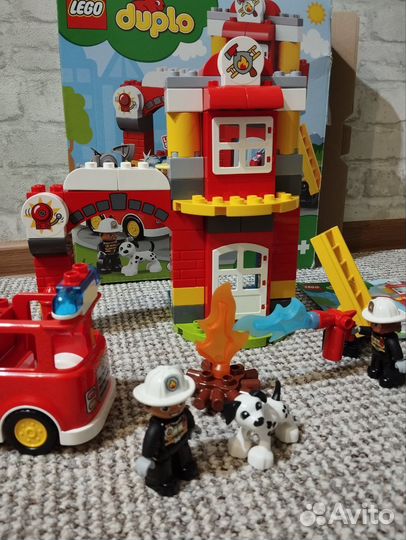 Lego duplo пожарная станция 10903