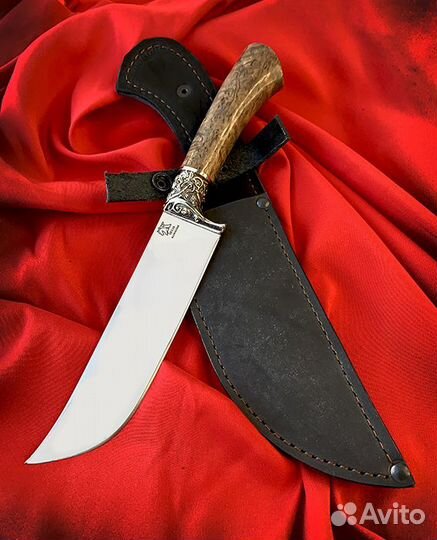 Узбекский нож Пчак из кованой стали 95х18