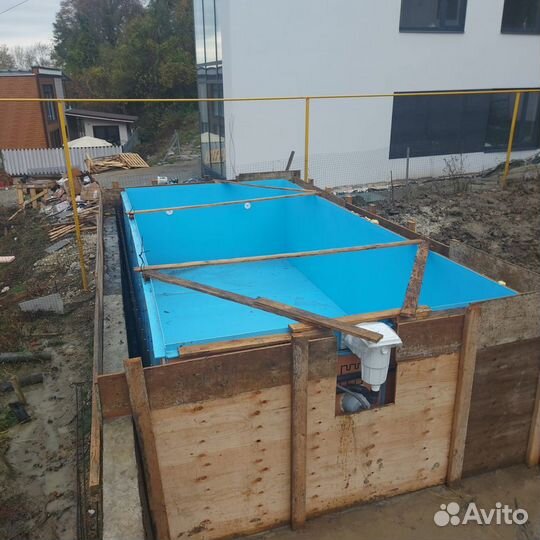 Бассейн из полипропилена 5х3х1,5