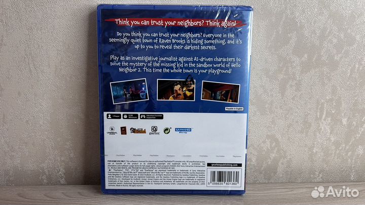 Hello neighbor 2 ps5 Новый диск
