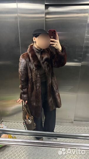 Шуба натуральная норковая