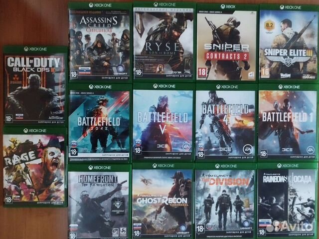Игры для приставки Xbox one