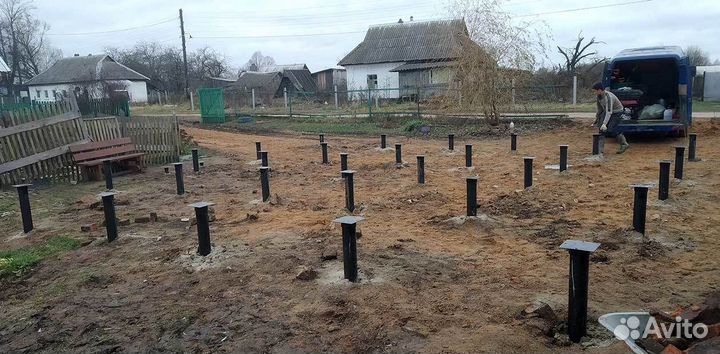 Винтовые сваи под ключ