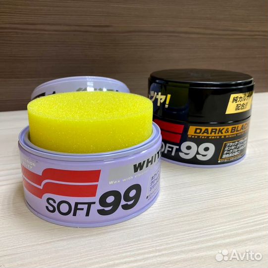 Защитный полироль для кузова авто Soft99 Soft Wax