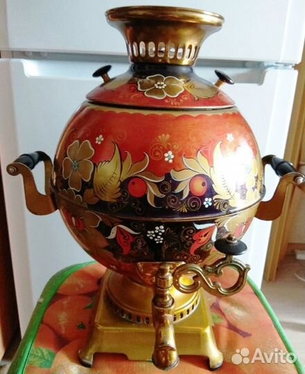 Самовар электрический расписной ' Хохлома