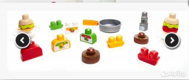 Поварской фургон-толокар-конструктор MegaBloks 4в1